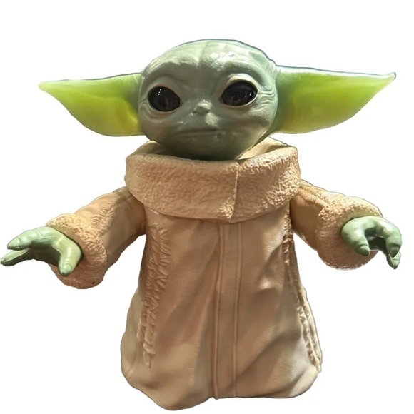 Star Wars The Mandalorian Kids Throw Blanket Precious Cargo & Baby Yoda Figure - Picture 4 of 13